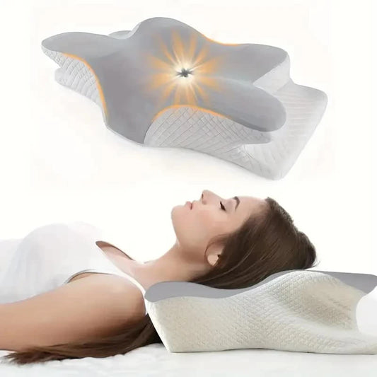 TRENDIMORA™ Almohada Ergonómica Mariposa con Gel Refrescante