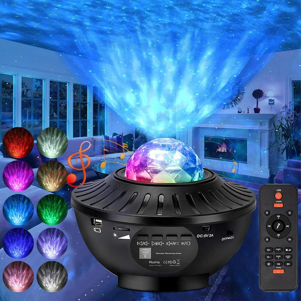 Proyector Galaxia Luces Decorativas Habitación Magia estelar para tu hogar