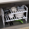 Organizador Ajustable Para Gabinete De Cocina **Doble capa**