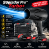 Soplador Pro™ Turbo, Soplador Potente + 2 Baterías