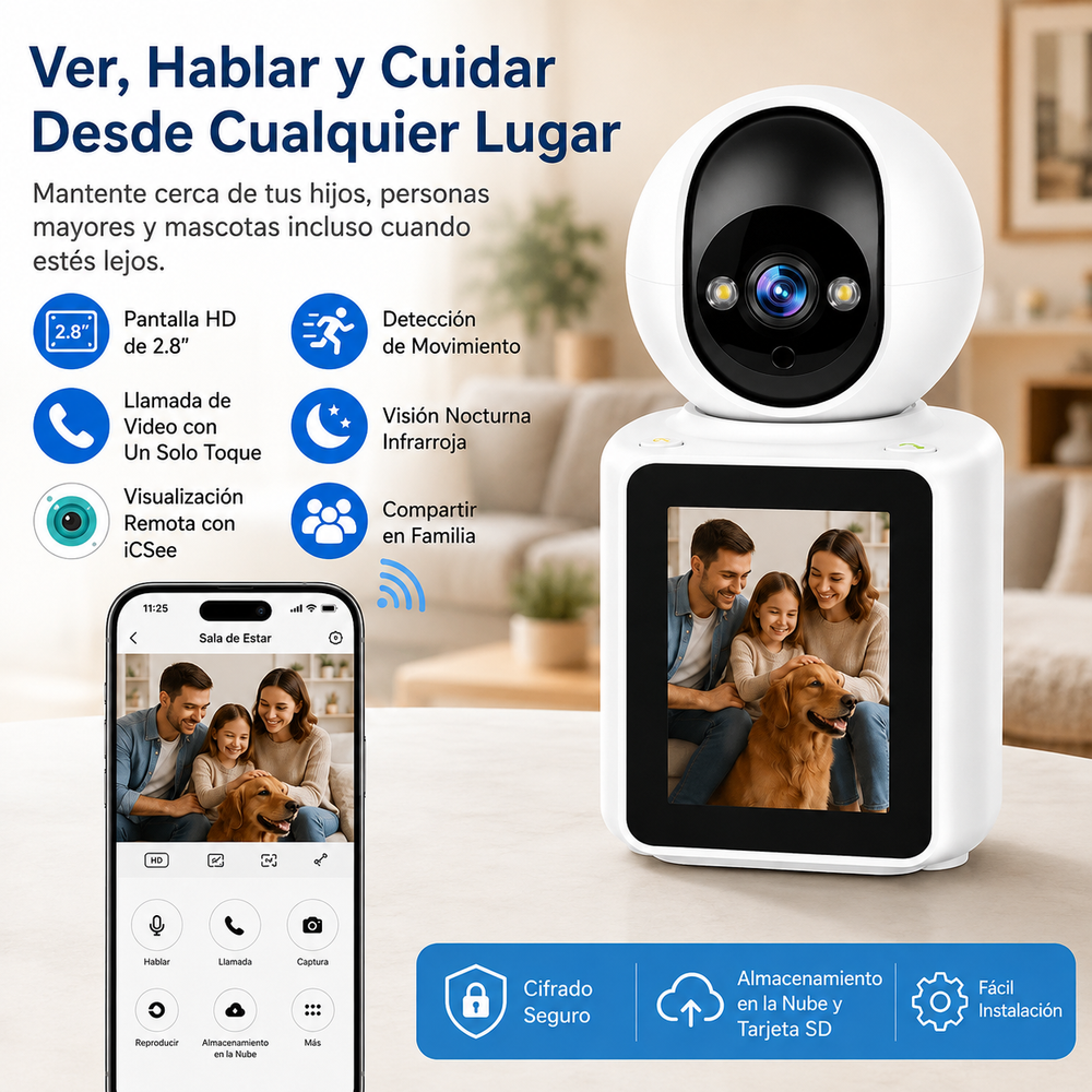 Camara de Seguridad Inteligente WiFi