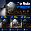 SolarMax Pro™ – Farola Solar LED 400W | 10,000 Lúmenes, Sensor de Movimiento, Control Remoto, IP65 Impermeable