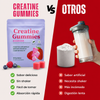 Creatine Gummies Berry Boost – Potencia tu Fuerza, Disfruta el Sabor 36 unidades