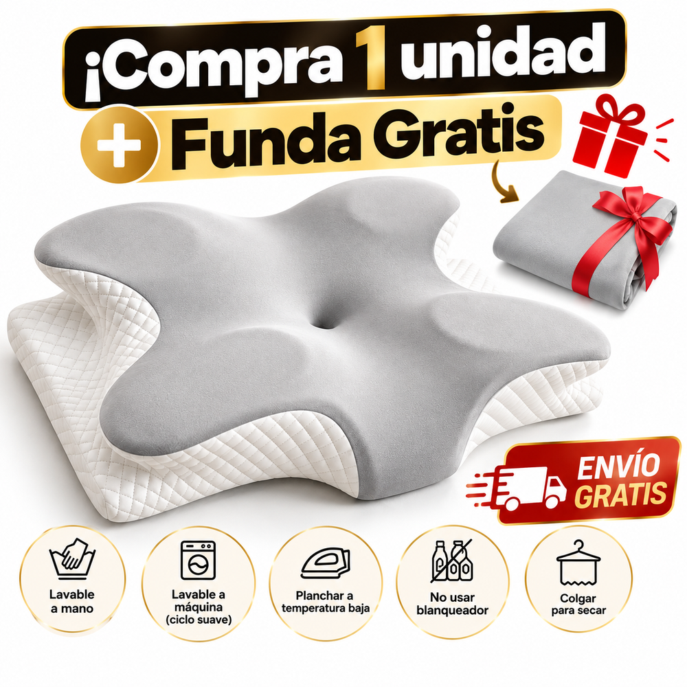 TRENDIMORA™ Almohada Ergonómica Mariposa con Gel Refrescante