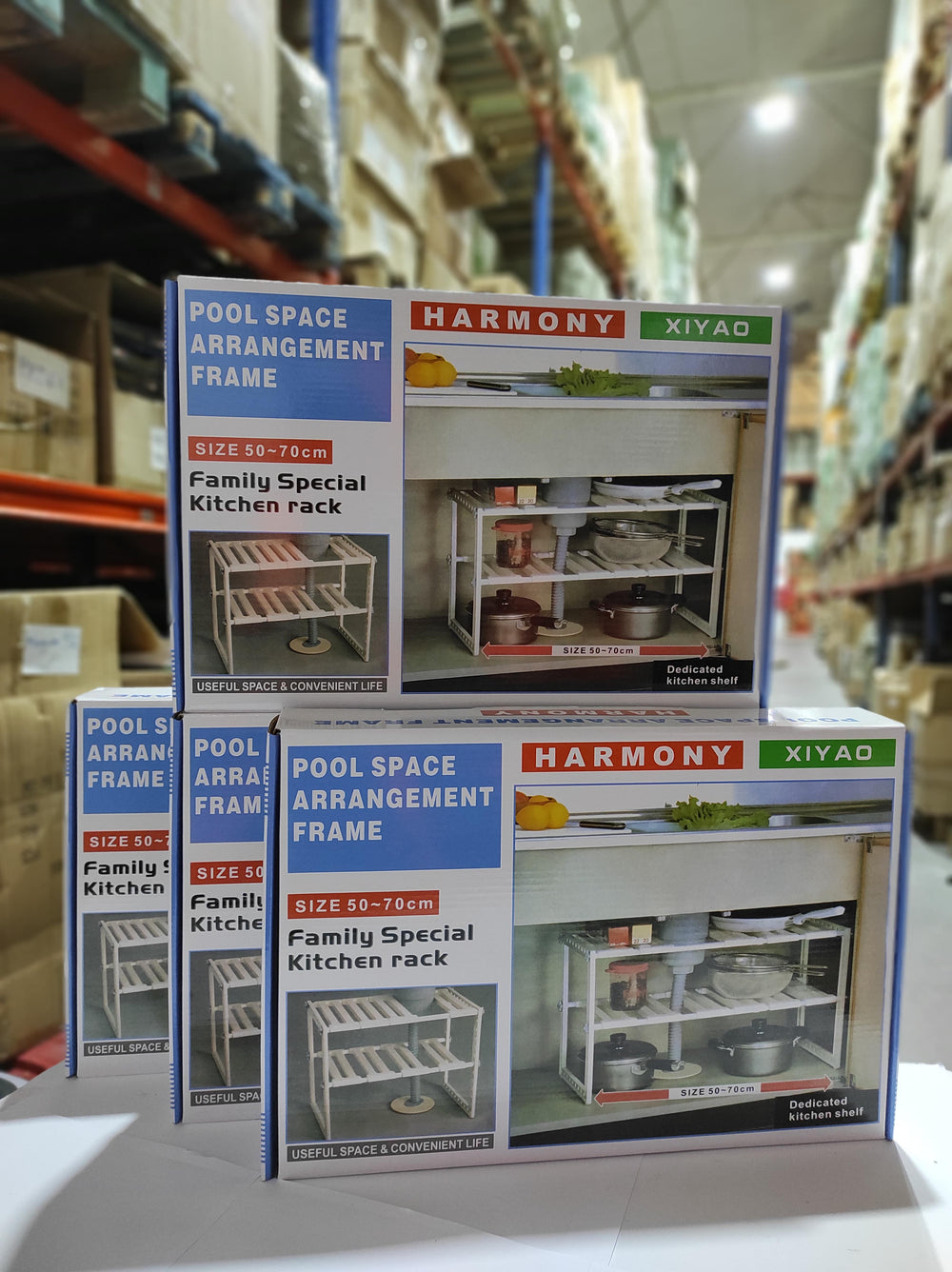 Organizador Ajustable Para Gabinete De Cocina **Doble capa**