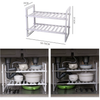 Organizador Ajustable Para Gabinete De Cocina **Doble capa**
