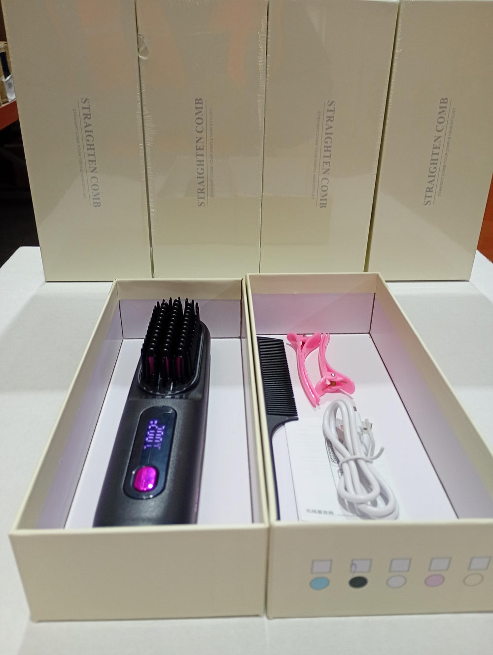 Alisora™ – Cepillo Alisador Inalámbrico 3 Temperaturas 3D Pro